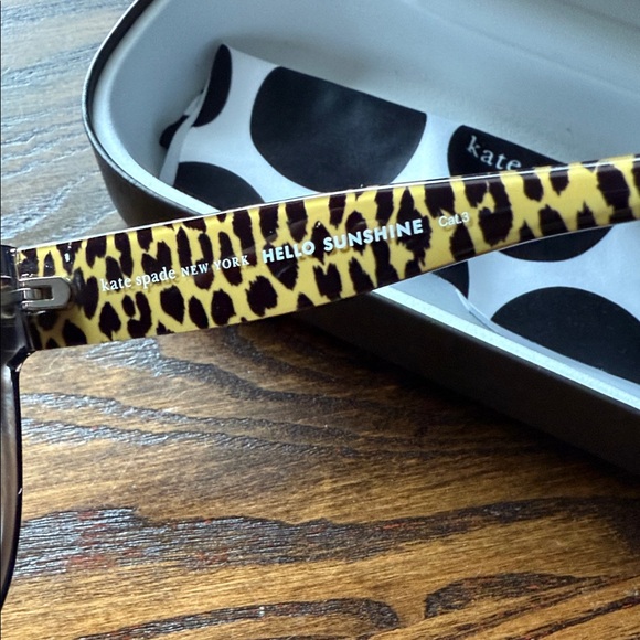 Kate Spade Black Cat-Eye Sunglasses